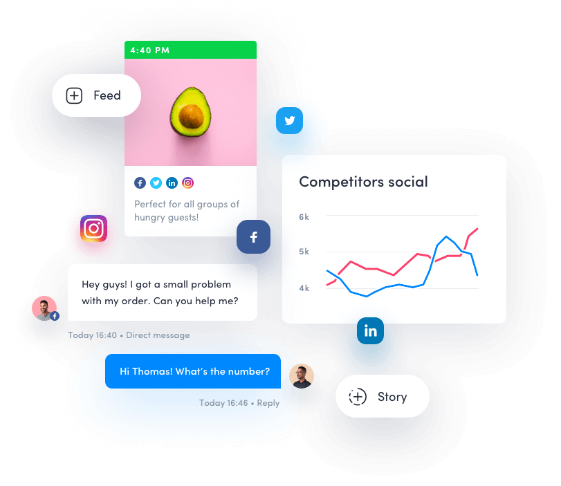 Schedule & publish social media posts